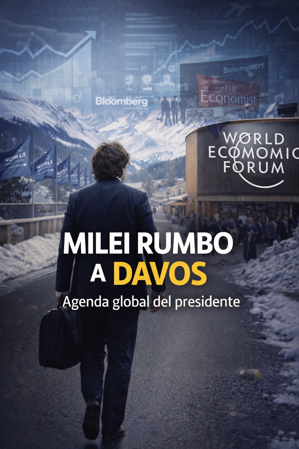 Milei viaja a Davos y despliega una intensa agenda en el Foro Económico Mundial