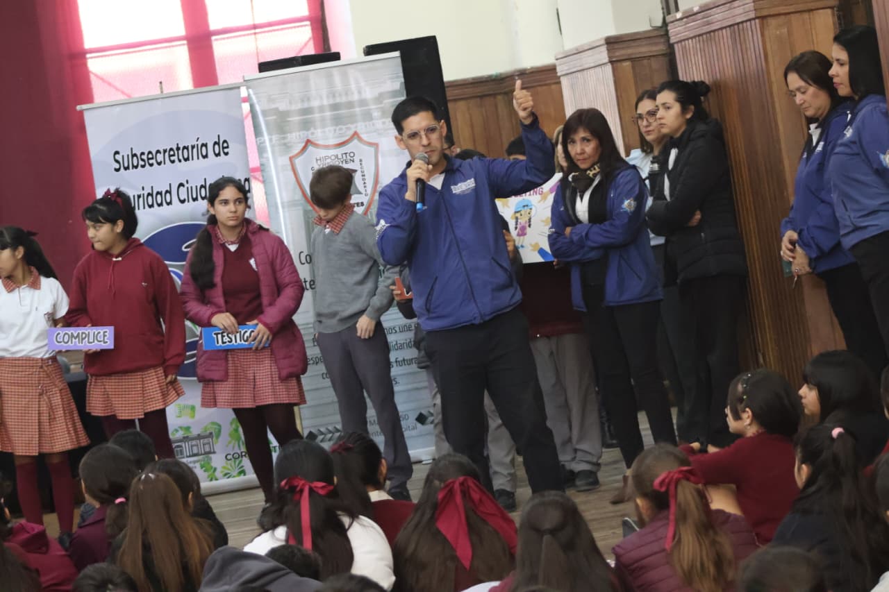 Seguridad realizó la segunda jornada de concientización sobre bullying