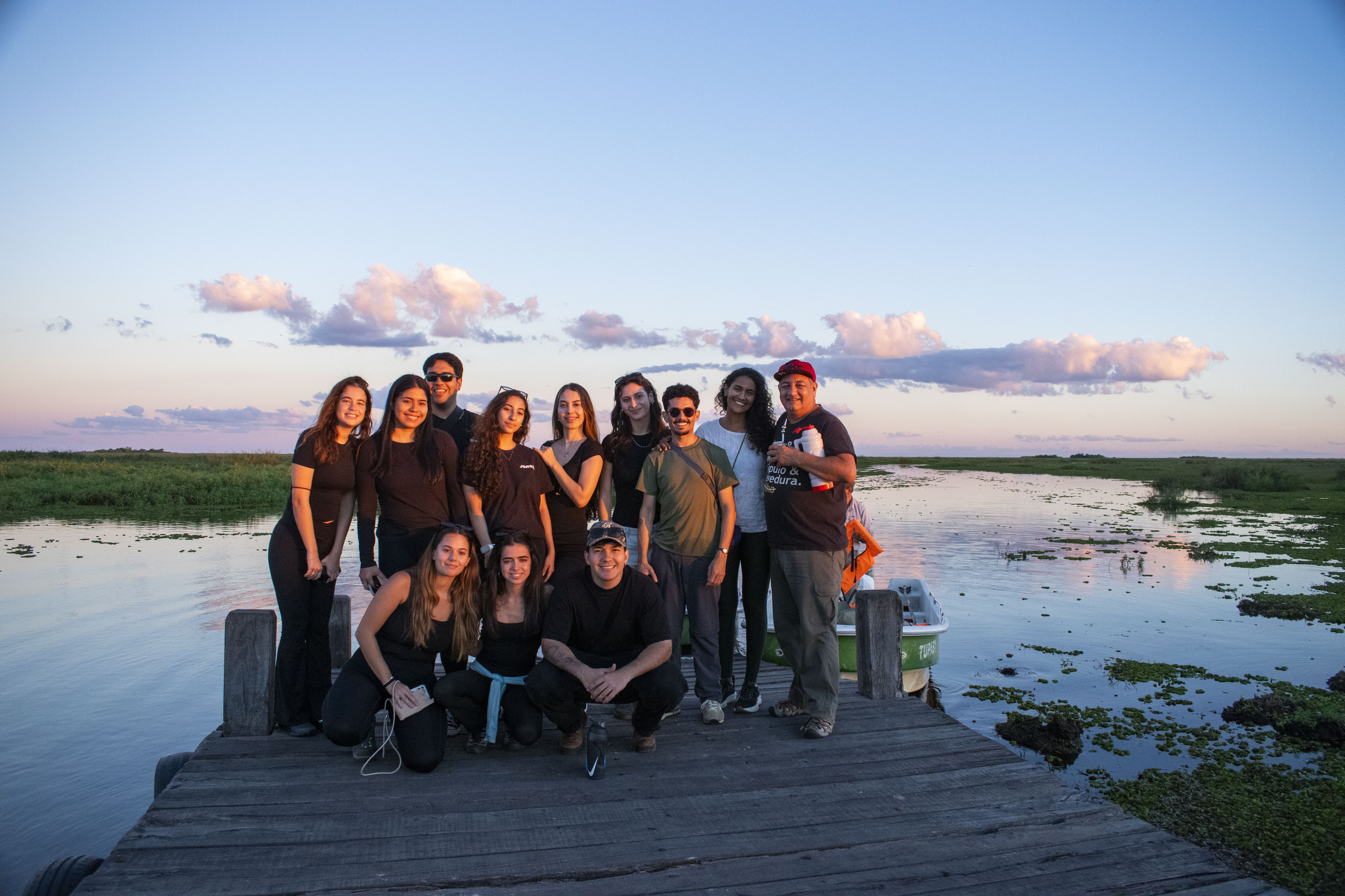 Alumnos de intercambio hicieron una visita académica y cultural a los Esteros del Iberá