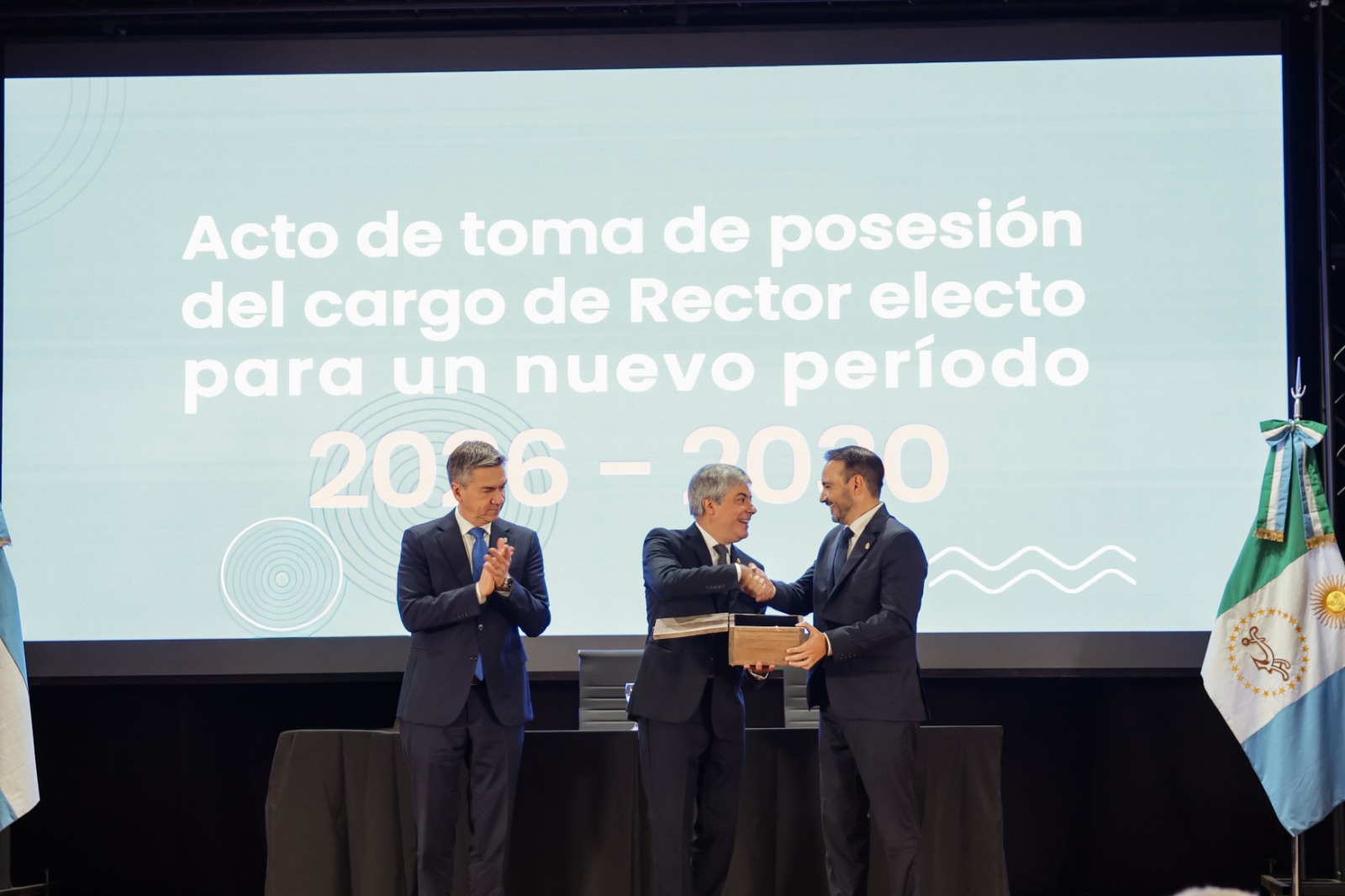 Valdés y Zdero acompañaron el acto de asunción de Larroza en la UNNE