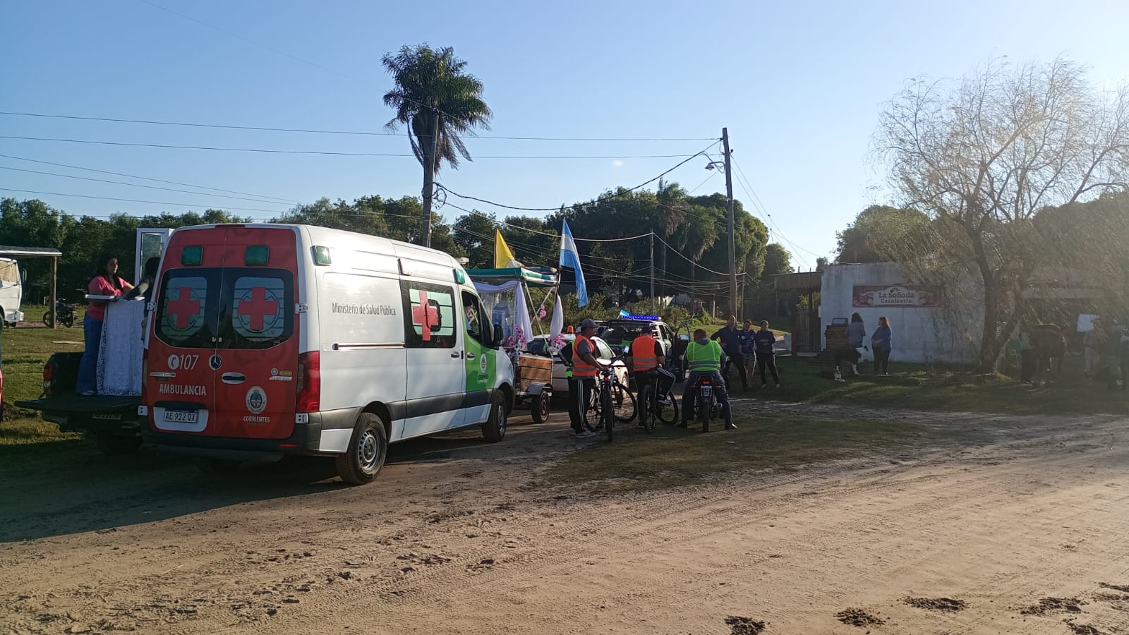 La Provincia realiza una cobertura sanitaria en la 126ª Peregrinación de San Luis del Palmar a Itatí